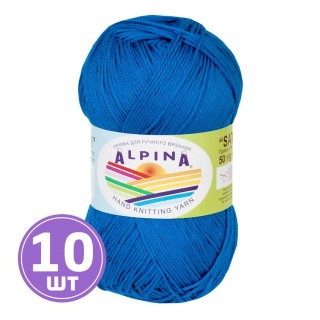 Пряжа Alpina SATI (133), василек, 10 шт. по 50 г Пряжа Alpina SATI (133), василек, 10 шт. по 50 г