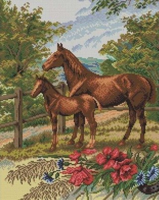 Алмазная вышивка «На выгоне» Алмазная вышивка «На выгоне»