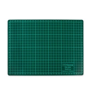 Мат для резки, формат А4, серо-зеленый, ПВХ, 30х22 см, Gamma
