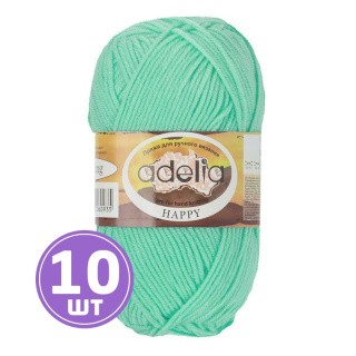 Пряжа Adelia HAPPY (17), мятный, 10 шт. по 50 г Пряжа Adelia HAPPY (17), мятный, 10 шт. по 50 г