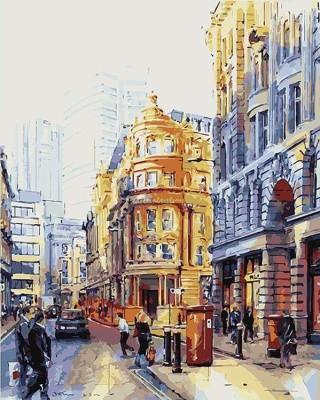 Картина по номерам «Перекресток» Картина по номерам «Перекресток»