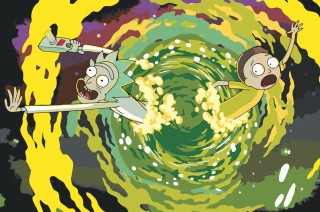 Картина по номерам «Рик и Морти: Портал» Картина по номерам «Рик и Морти: Портал»