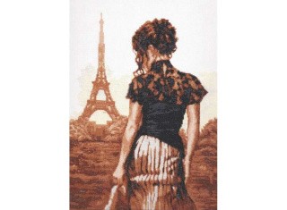 Набор для вышивания «Прогулка по Парижу»