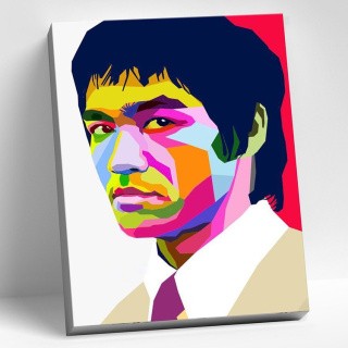 Картина по номерам «Брюс Ли» Картина по номерам «Брюс Ли»