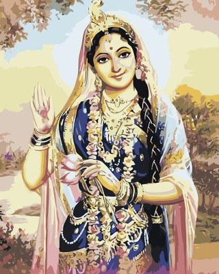 Картина по номерам «Религия индуизм: богиня Парвати (Шакти)»