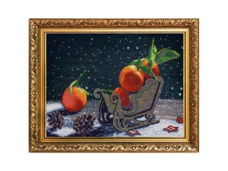 Рисунок на ткани «Мандарины» Рисунок на ткани «Мандарины»
