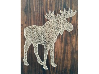 Набор для творчества STRING ART «Лось на темном фоне» Набор для творчества STRING ART «Лось на темном фоне»