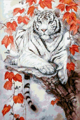 Алмазная вышивка «Восточный тигр»