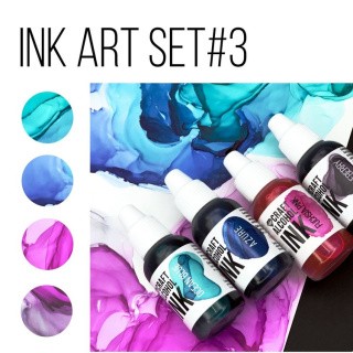 Набор алкогольных чернил, Set#3, Craft Alcohol INK Набор алкогольных чернил, Set#3, Craft Alcohol INK