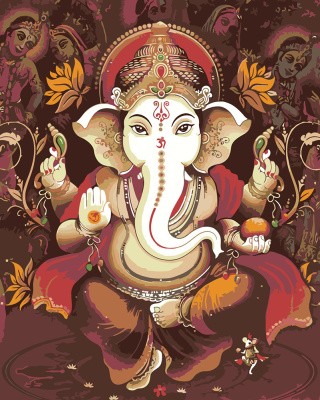 Картина по номерам «Ганеша 2»