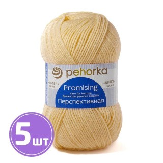 Пряжа Пехорка Перспективная (53), светло-желтый, 5 шт. по 100 г Пряжа Пехорка Перспективная (53), светло-желтый, 5 шт. по 100 г