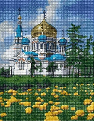 Алмазная вышивка «Церковь» Алмазная вышивка «Церковь»