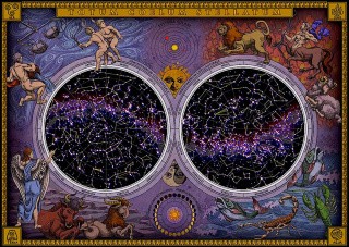 Пазлы «Карта звездного неба»