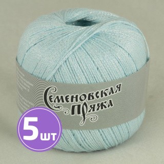 Пряжа Семеновская пряжа Mone (34150), голубой+В_х1, 5 шт. по 100 г Пряжа Семеновская пряжа Mone (34150), голубой+В_х1, 5 шт. по 100 г