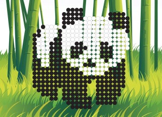 Набор для творчества «Мозаика. Панда», 20,5x29 см, Hobbius