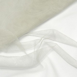 Фатин средней жесткости, мелкая сетка,3 м x 160 см, цвет: нежно-серый, TBY