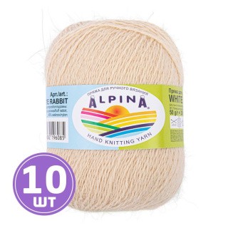 Пряжа Alpina WHITE RABBIT (267), светло-бежевый, 10 шт. по 50 г