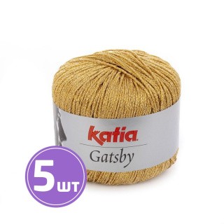 Пряжа Katia Gatsby (20), золотой, 5 шт. по 50 г Пряжа Katia Gatsby (20), золотой, 5 шт. по 50 г