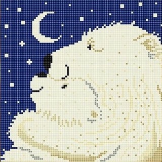 Рисунок на ткани «Большая медведица»