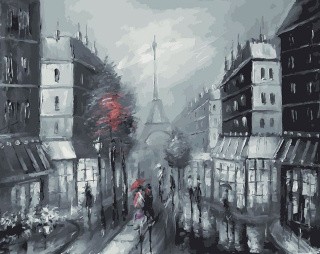 Картина по номерам «Париж»