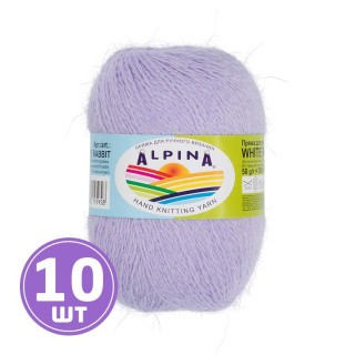 Пряжа Alpina WHITE RABBIT (225), светло-сиреневый, 10 шт. по 50 г