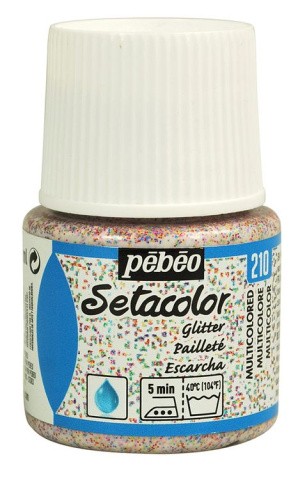Краска для светлых тканей с микро-глиттером Setacolor PEBEO, цвет: голографический, 45 мл