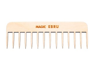 Гребень деревянный для эбру, 15 см, Magic EBRU