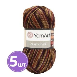 Пряжа YarnArt Crazy Color (155), мультиколор, 5 шт. по 100 г Пряжа YarnArt Crazy Color (155), мультиколор, 5 шт. по 100 г