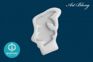 Молд №464 Брошь Зайчик (6,3 см), Art Blong Молд №464 Брошь Зайчик (6,3 см), Art Blong