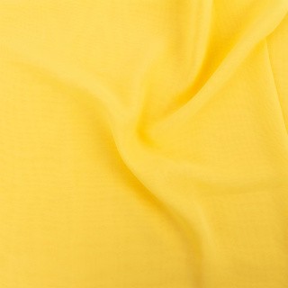 Ткань блузочная Poly Chiffon, 84 г/м2, 1,5 м х 147 см, цвет: желтый, Gamma