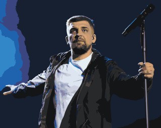 Картина по номерам «Рэпер Баста Василий Вакуленко 3» Картина по номерам «Рэпер Баста Василий Вакуленко 3»