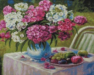 Алмазная вышивка «Флоксы в моем саду» Алмазная вышивка «Флоксы в моем саду»