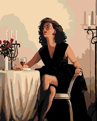 Картина по номерам «В ожидании вечера» Картина по номерам «В ожидании вечера»