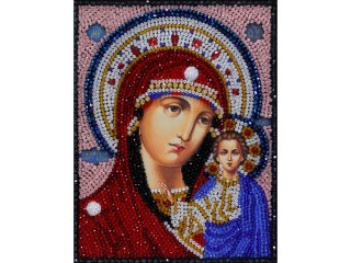 Набор вышивки бусинами «Казанская Богородица»