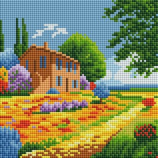 Алмазная вышивка «Домик в Тоскане» Алмазная вышивка «Домик в Тоскане»