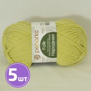 Пряжа Пехорка Народная (37), липа, 5 шт. по 100 г Пряжа Пехорка Народная (37), липа, 5 шт. по 100 г