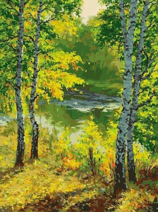 Картина по номерам «Подмосковье» Картина по номерам «Подмосковье»