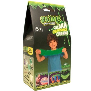 Малый набор для мальчиков Slime «Лаборатория», зеленый, 100 г. Малый набор для мальчиков Slime «Лаборатория», зеленый, 100 г.
