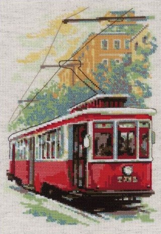 Набор для вышивания «Старый трамвай»