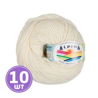 Пряжа Alpina MARGO (01), белый, 10 шт. по 50 г Пряжа Alpina MARGO (01), белый, 10 шт. по 50 г