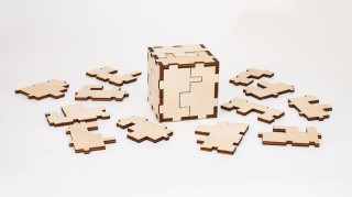 Конструктор из дерева «Cube 3D puzzle», Eco Wood Art