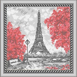 Рисунок на ткани «Париж»
