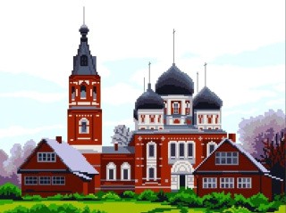 Набор для вышивания «Храм» Набор для вышивания «Храм»