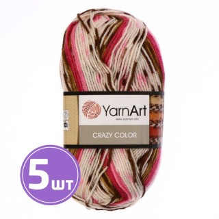 Пряжа YarnArt Crazy Color (172), мультиколор, 5 шт. по 100 г Пряжа YarnArt Crazy Color (172), мультиколор, 5 шт. по 100 г