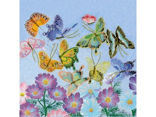 Схема для вышивки бисером «Танец бабочек»