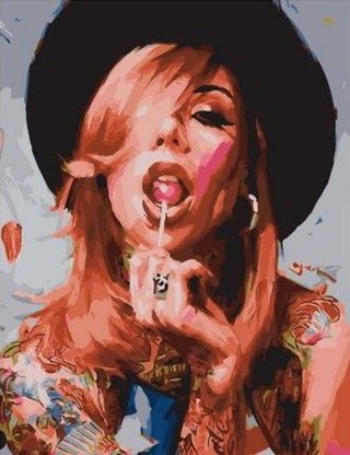 Картина по номерам «Розовая кокетка» Картина по номерам «Розовая кокетка»