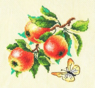 Набор для вышивания «Ветка яблони»