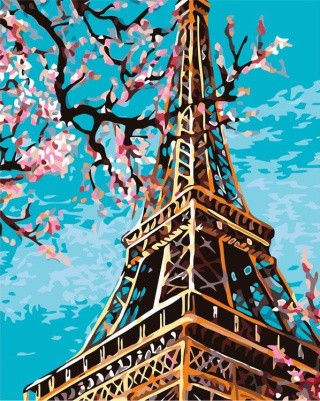 Картина по номерам «Эйфелева башня» Картина по номерам «Эйфелева башня»