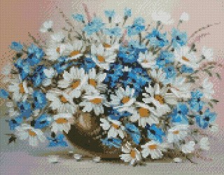 Алмазная вышивка «Полевой букет» Алмазная вышивка «Полевой букет»