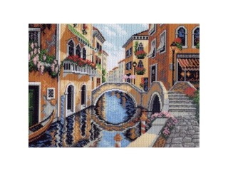 Рисунок на канве «На улицах Венеции»